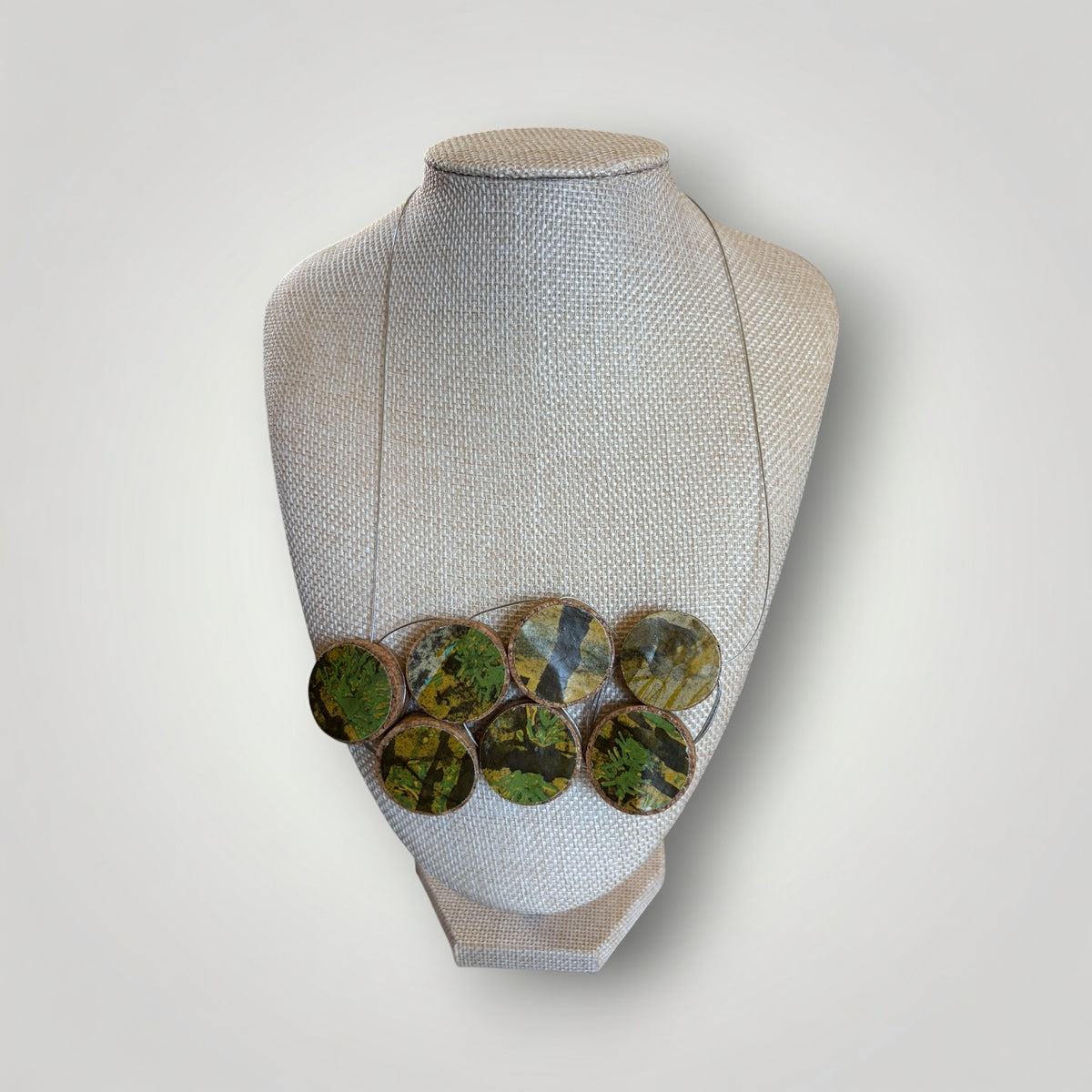 Vintage Book & Wine Necklace-03