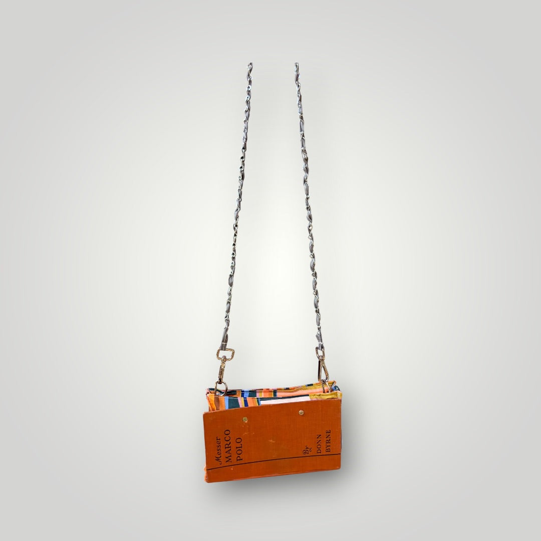 Vintage Book Clutch - Messer Marco Polo