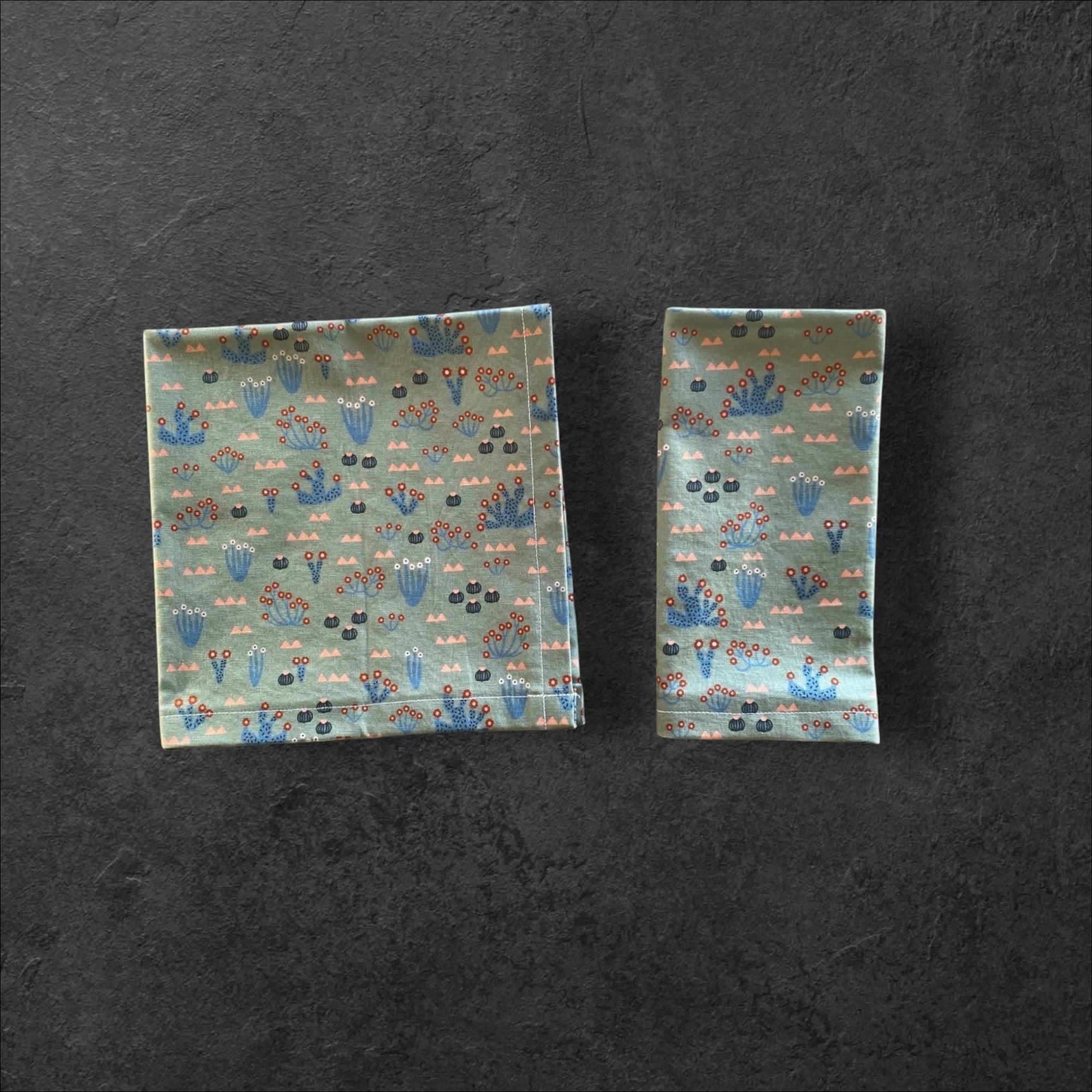 Organic Dinner Napkins- Desert (set of 2)