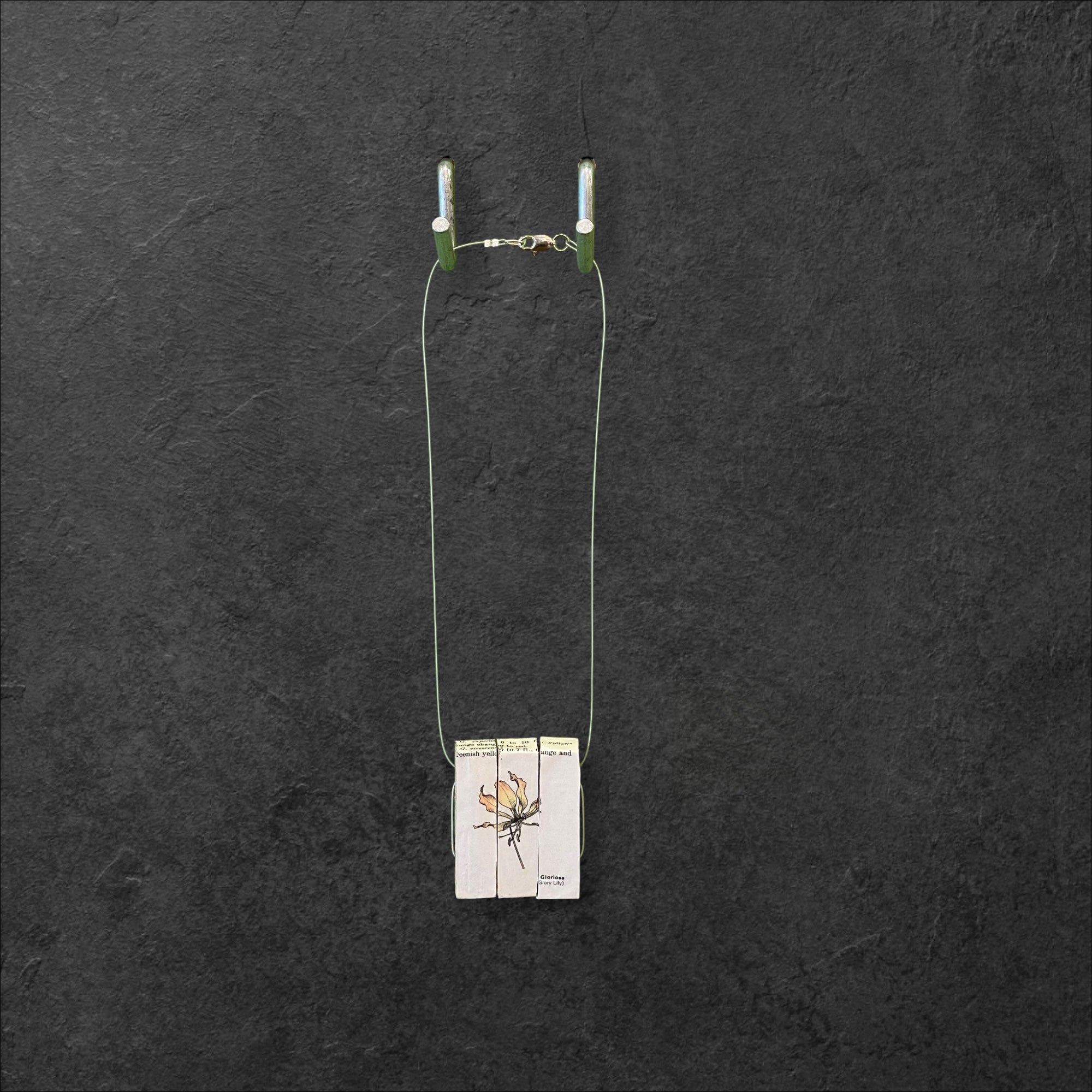 Vintage Book & Lounge Necklace - Lily