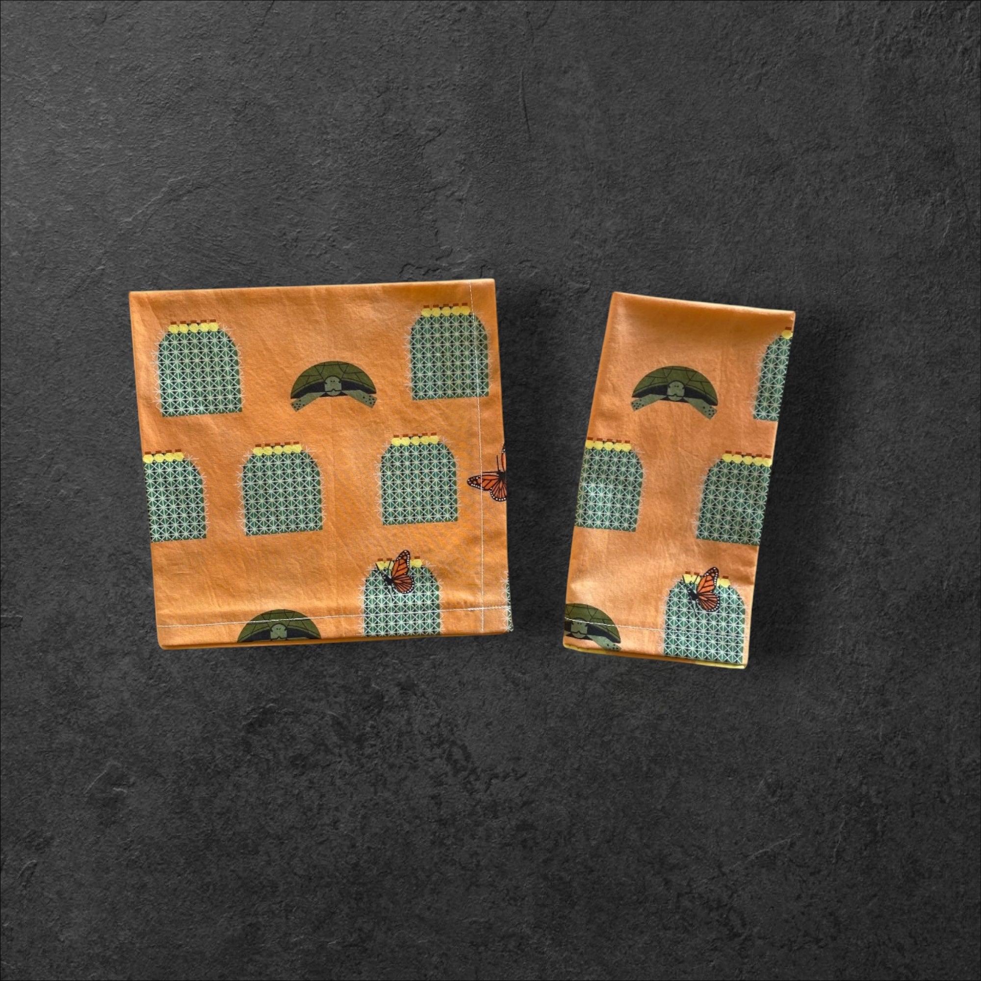 Organic Dinner Napkins- Tortoise (set of 2)