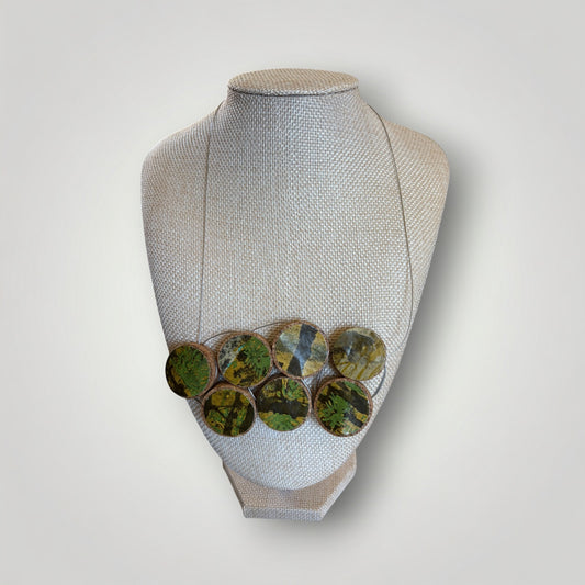 Vintage Book & Wine Necklace-03