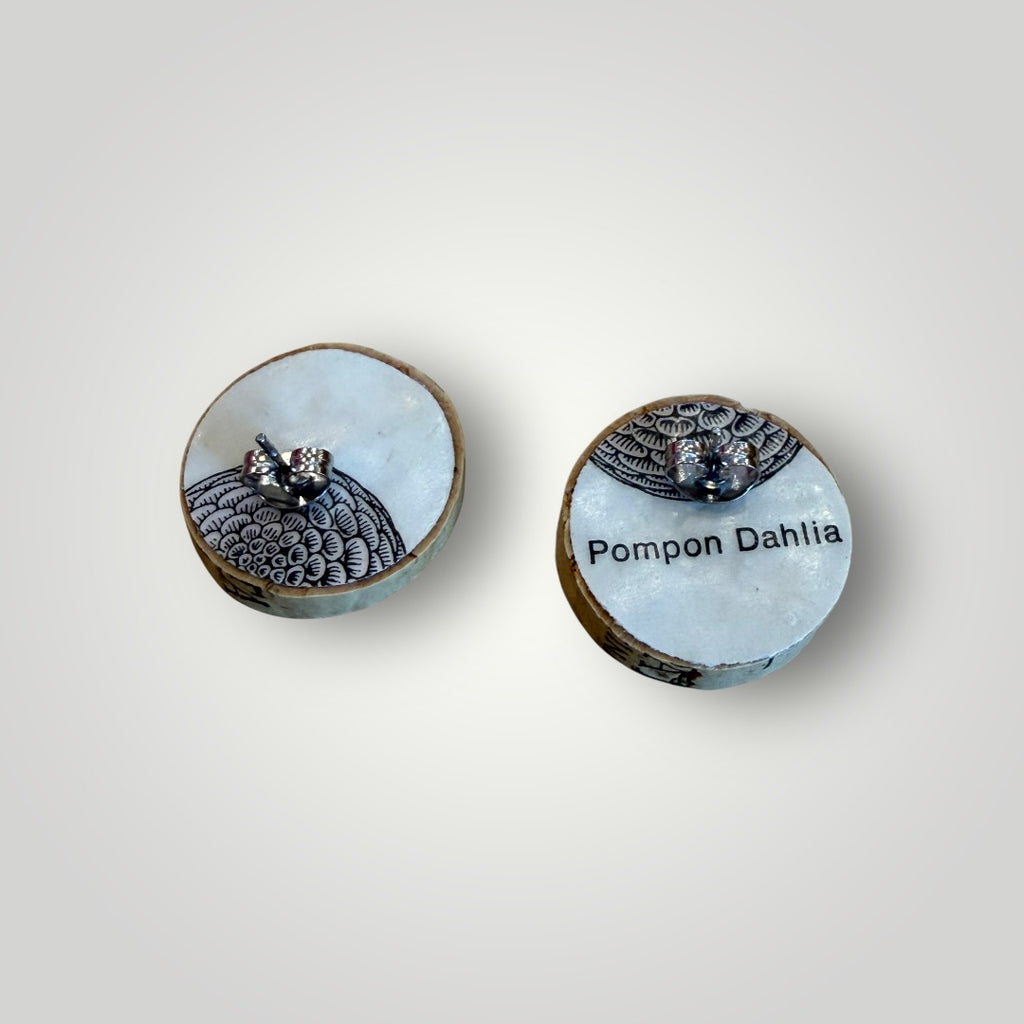 Vintage Book & Wine Earrings-vbw7