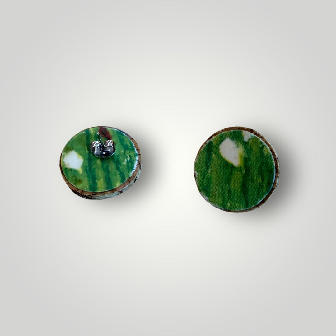 Vintage Book & Wine Earrings-vbw3