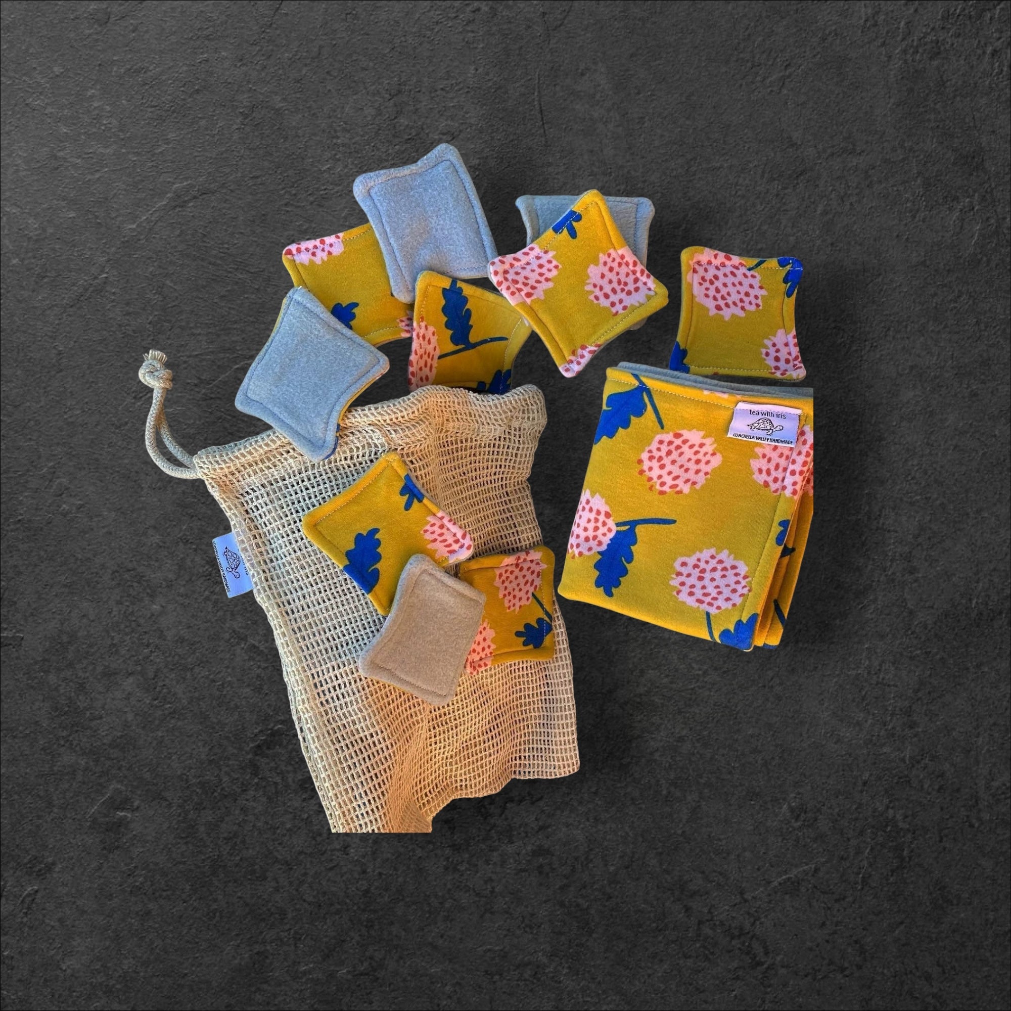 Organic Facial Squares + Washcloth Gift Set