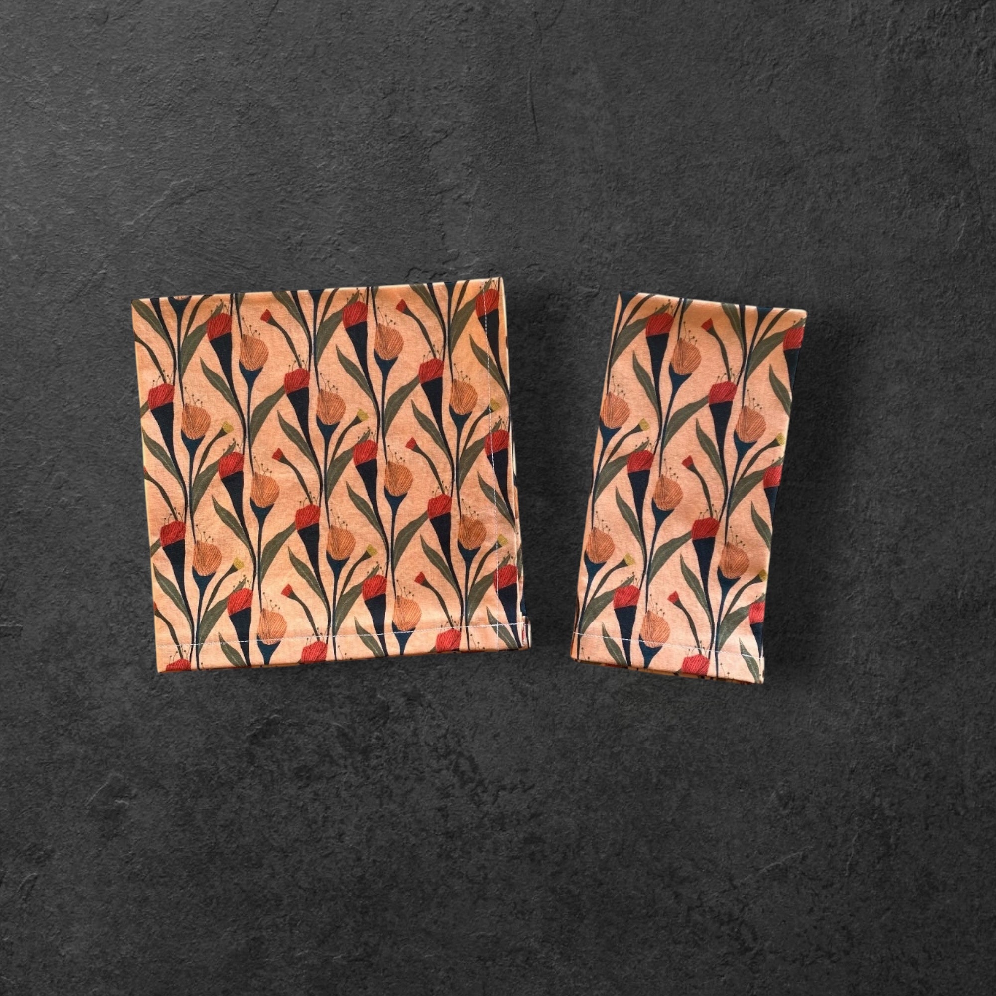 Organic Dinner Napkins- Floral II (set of 2)