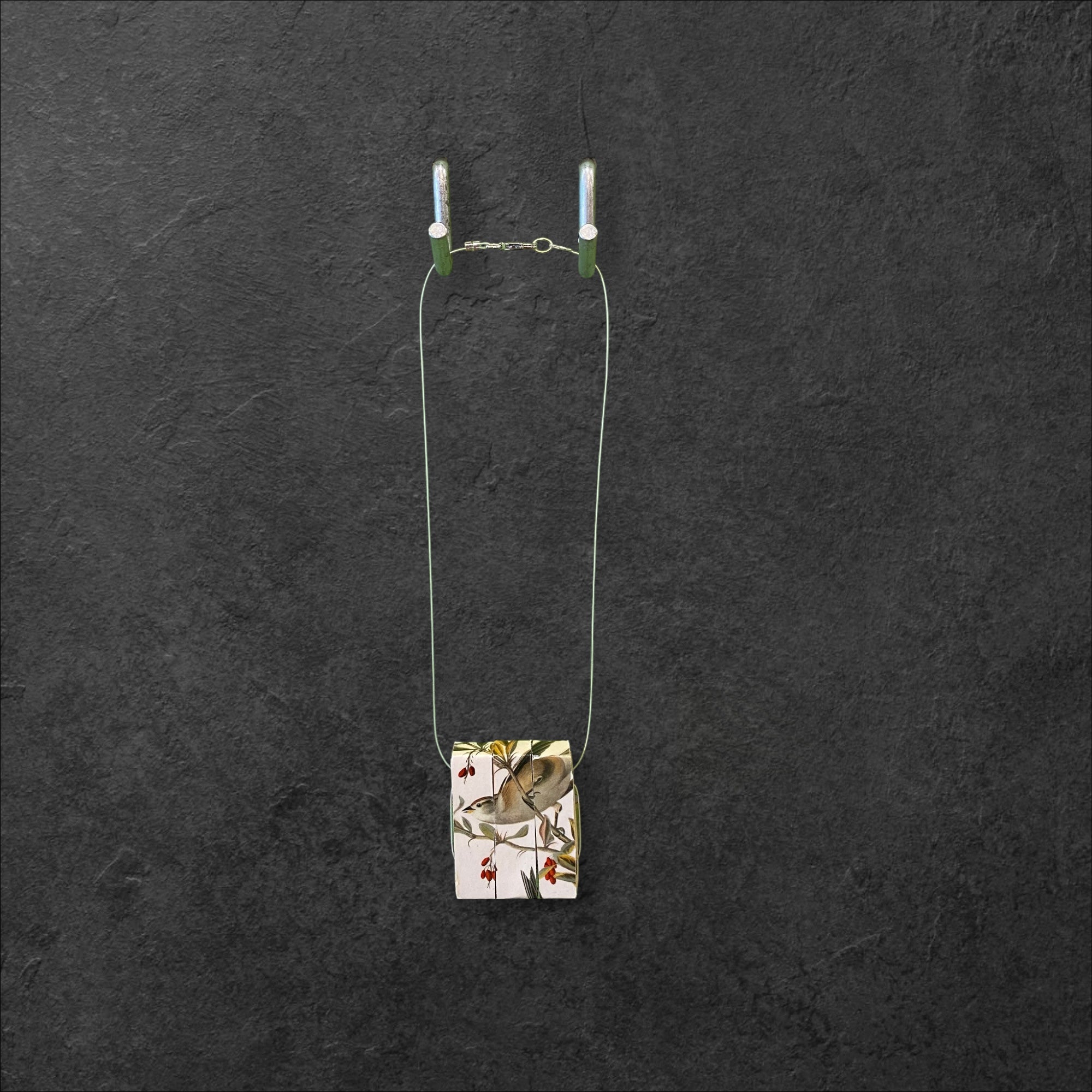 Vintage Book & Lounge Necklace - Audubon II