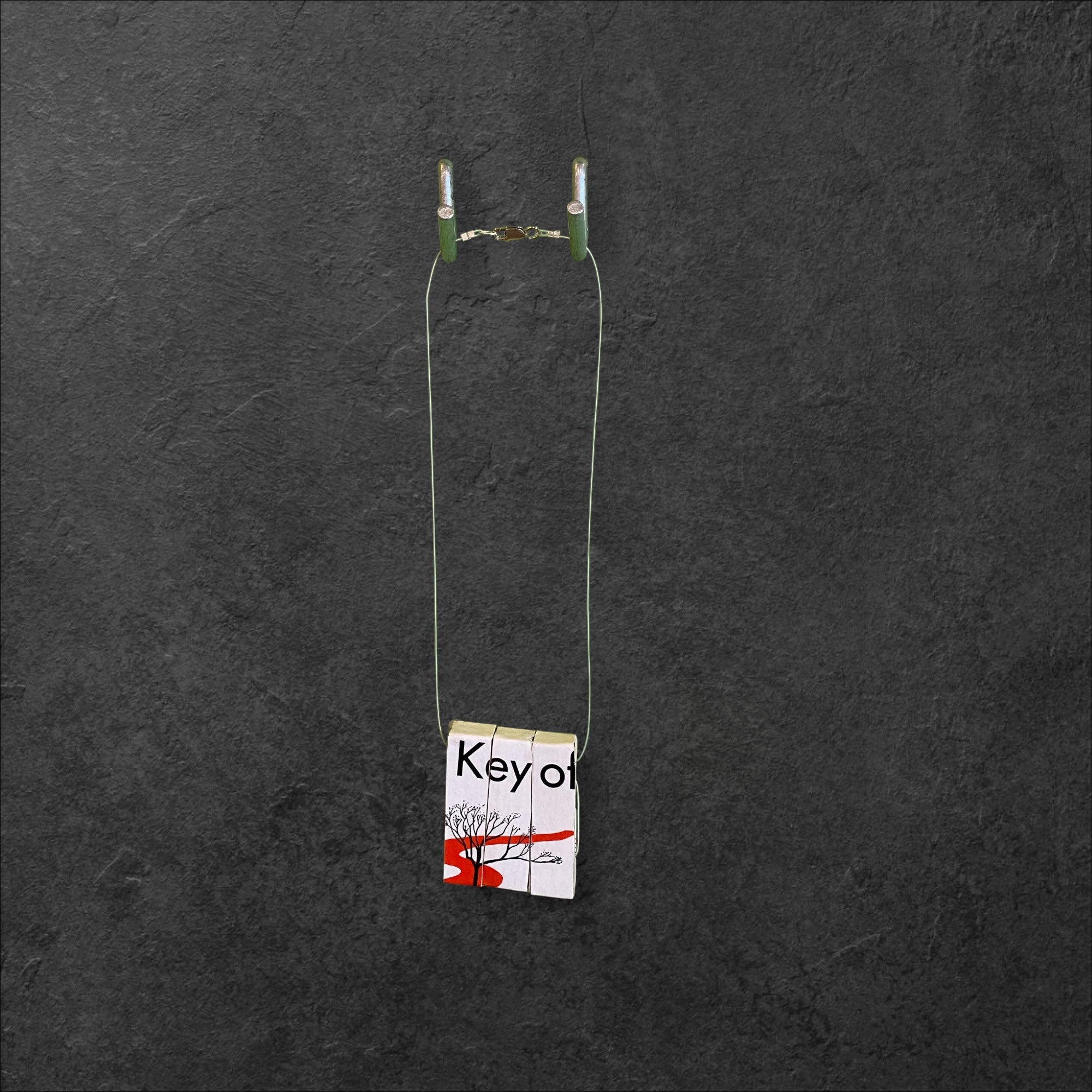 Vintage Book & Lounge Necklace - Key