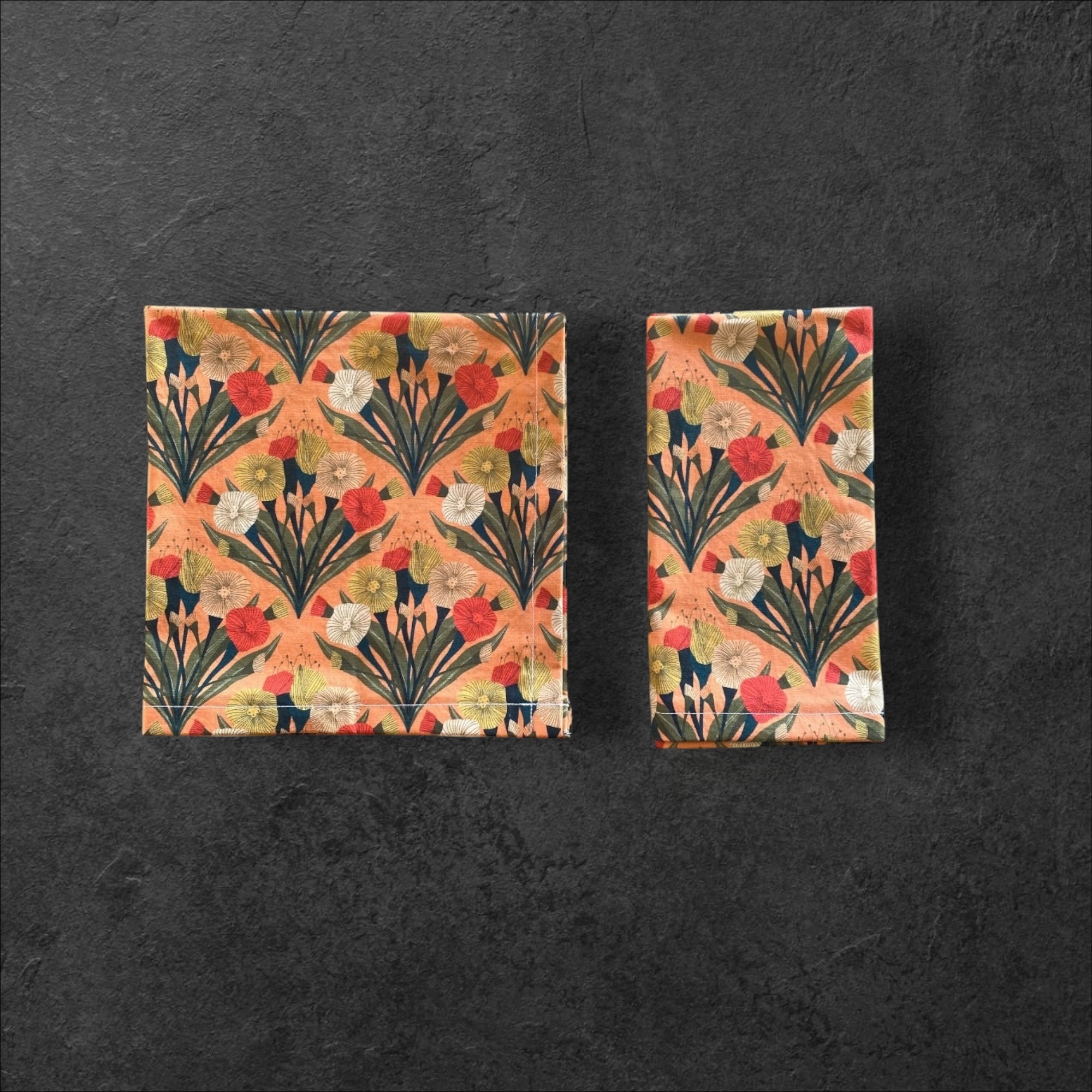 Organic Dinner Napkins- Floral I (set of 2)