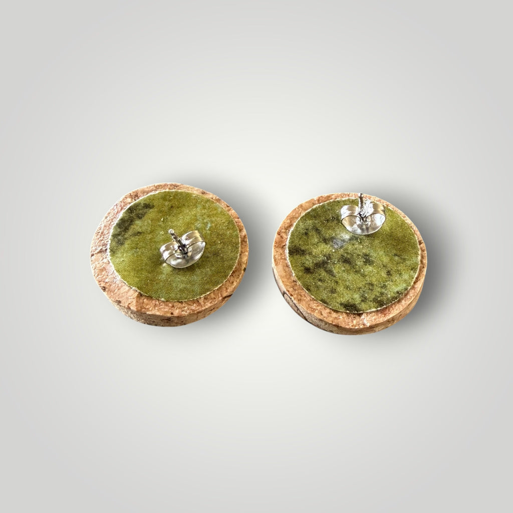Vintage Book & Wine Earrings-vbw2