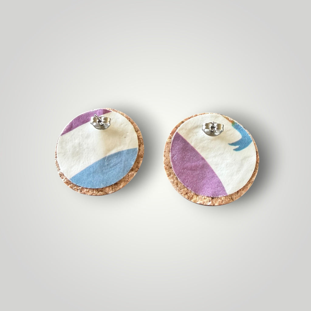 Vintage Book & Wine Earrings-vbw22