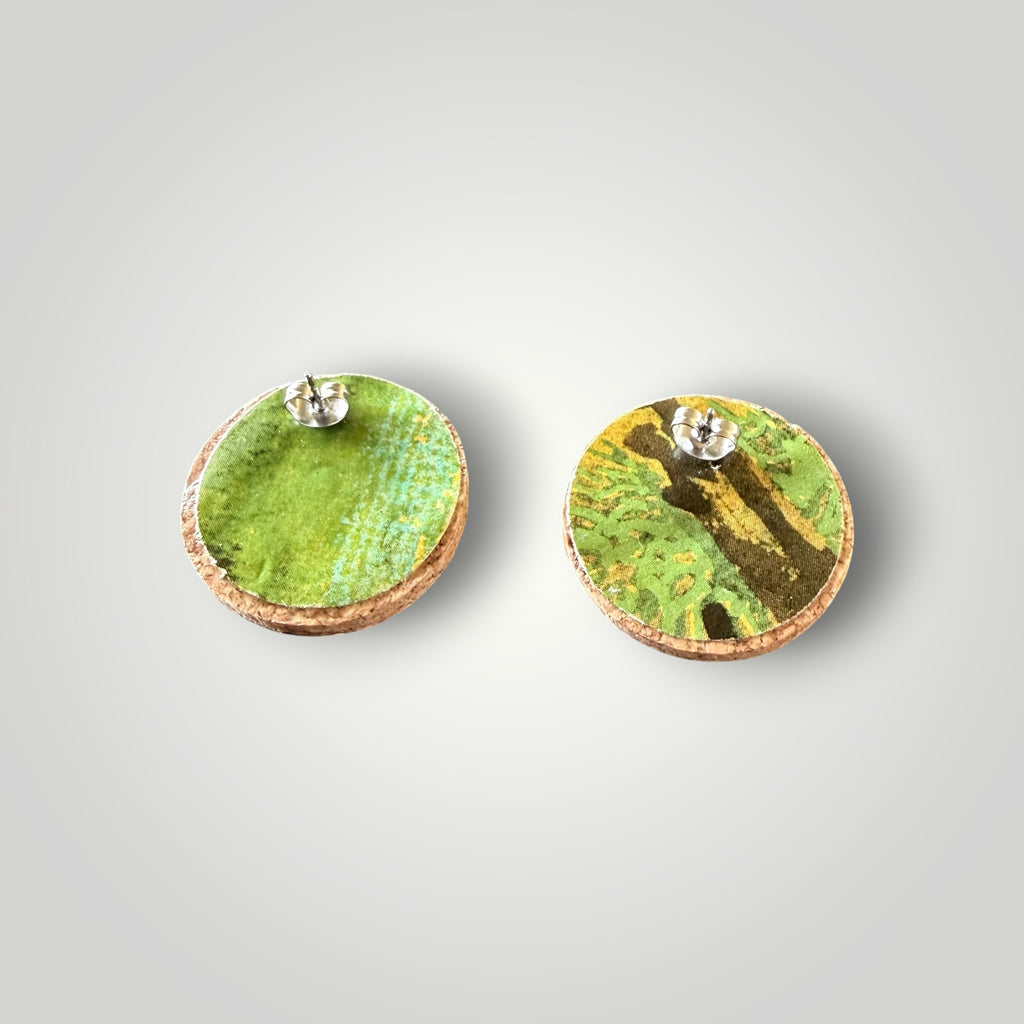 Vintage Book & Wine Earrings-vbw13