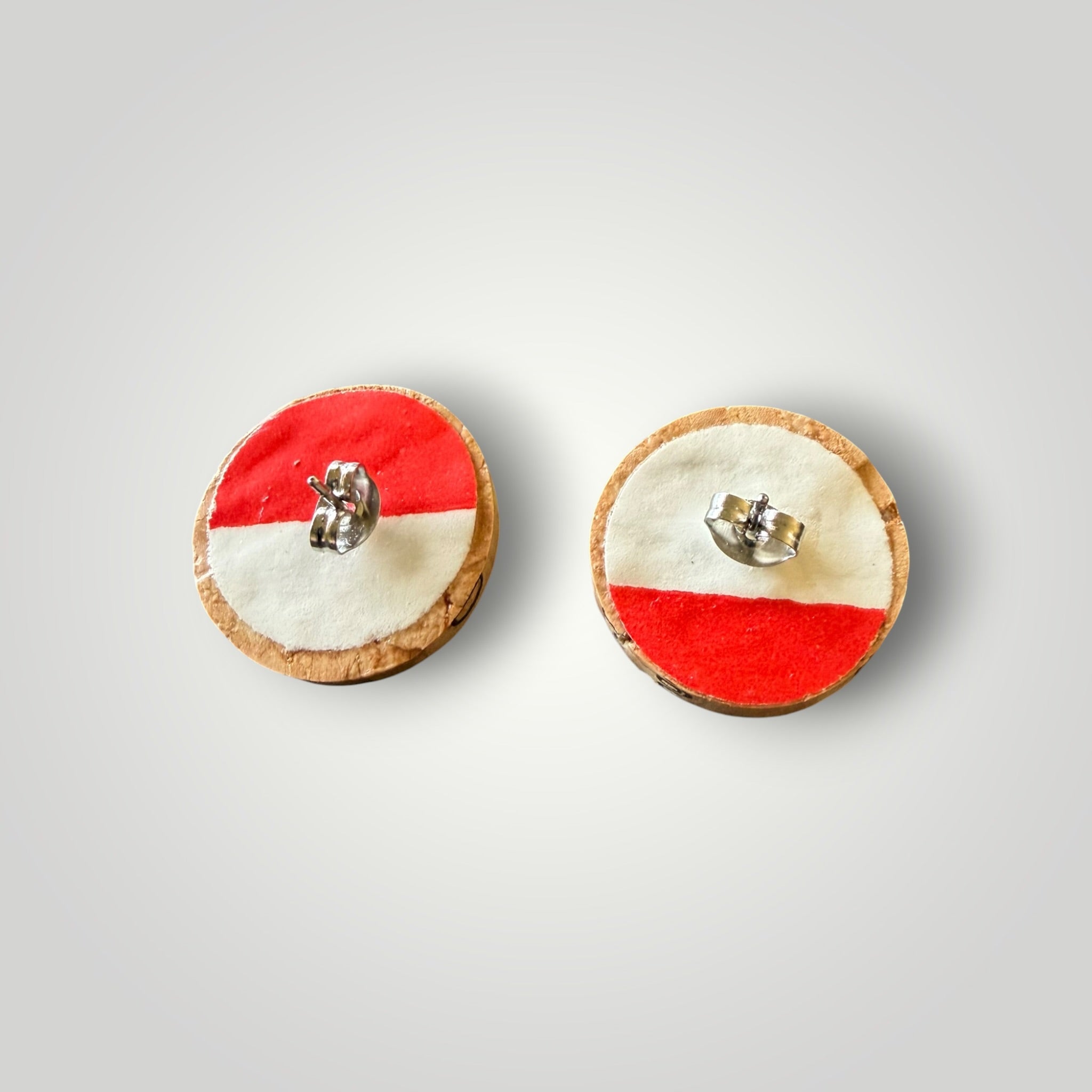 Vintage Book & Wine Earrings-vbw16