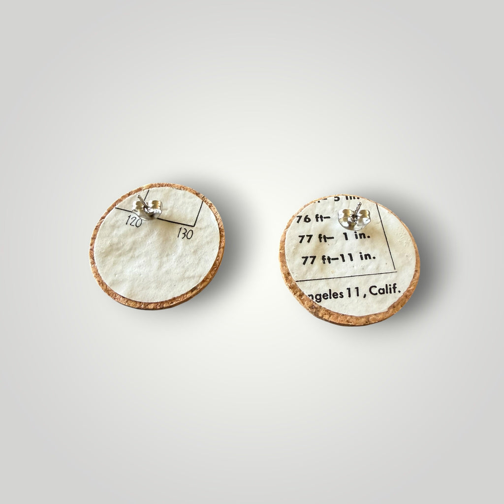 Vintage Book & Wine Earrings-vbw21