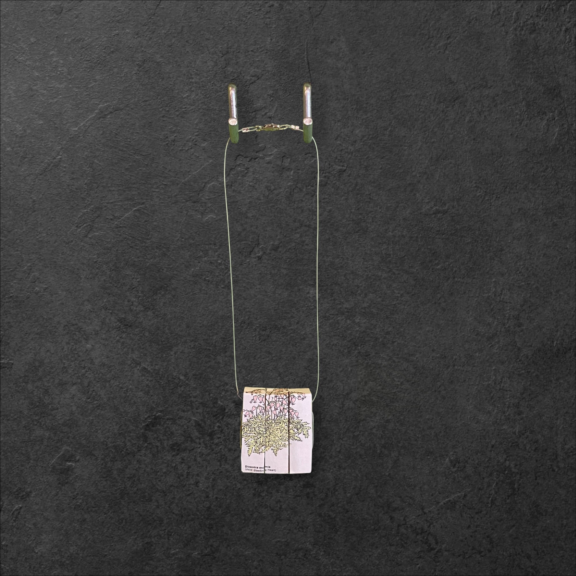 Vintage Book & Lounge Necklace - Wild Bleeding Heart