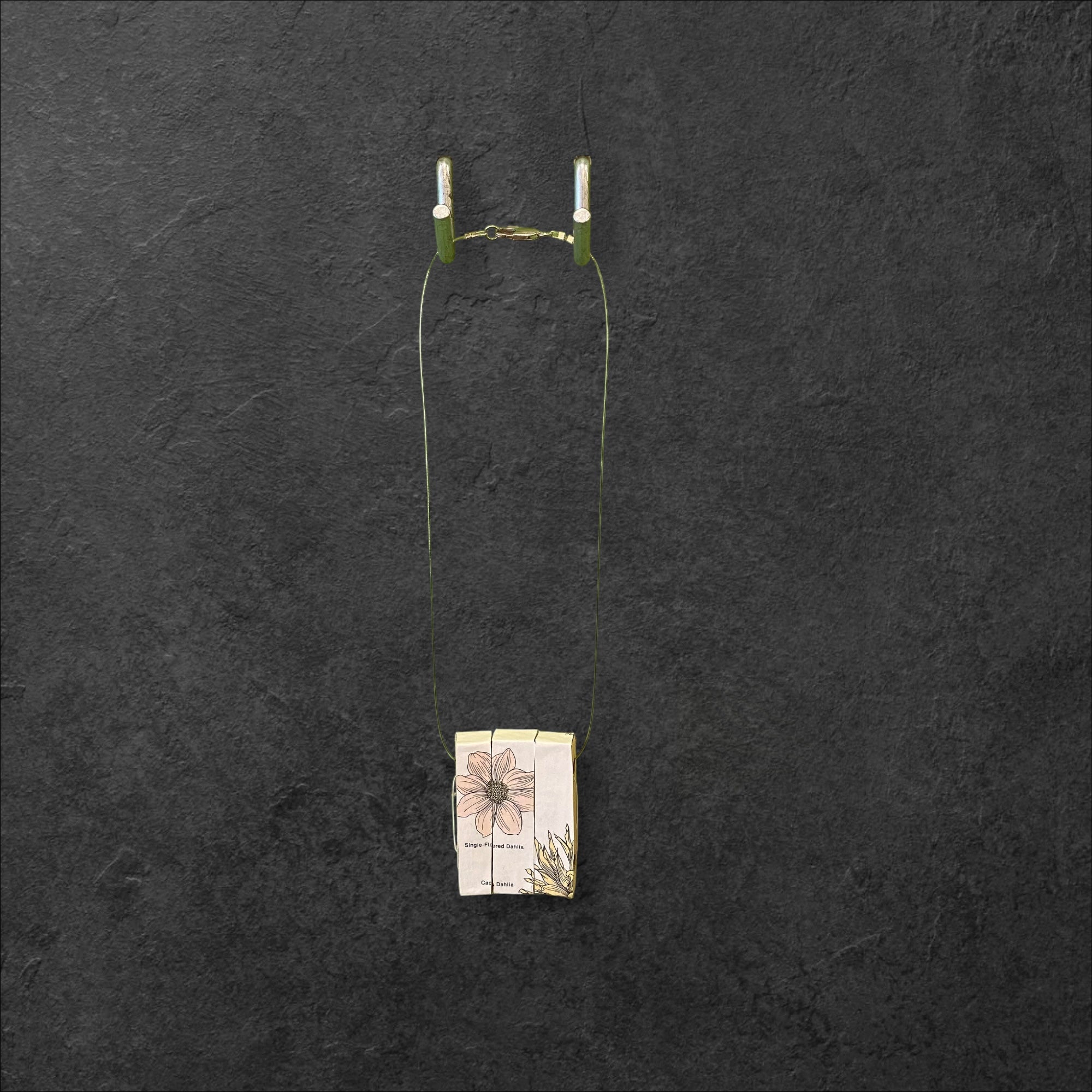 Vintage Book & Lounge Necklace - Dahlia