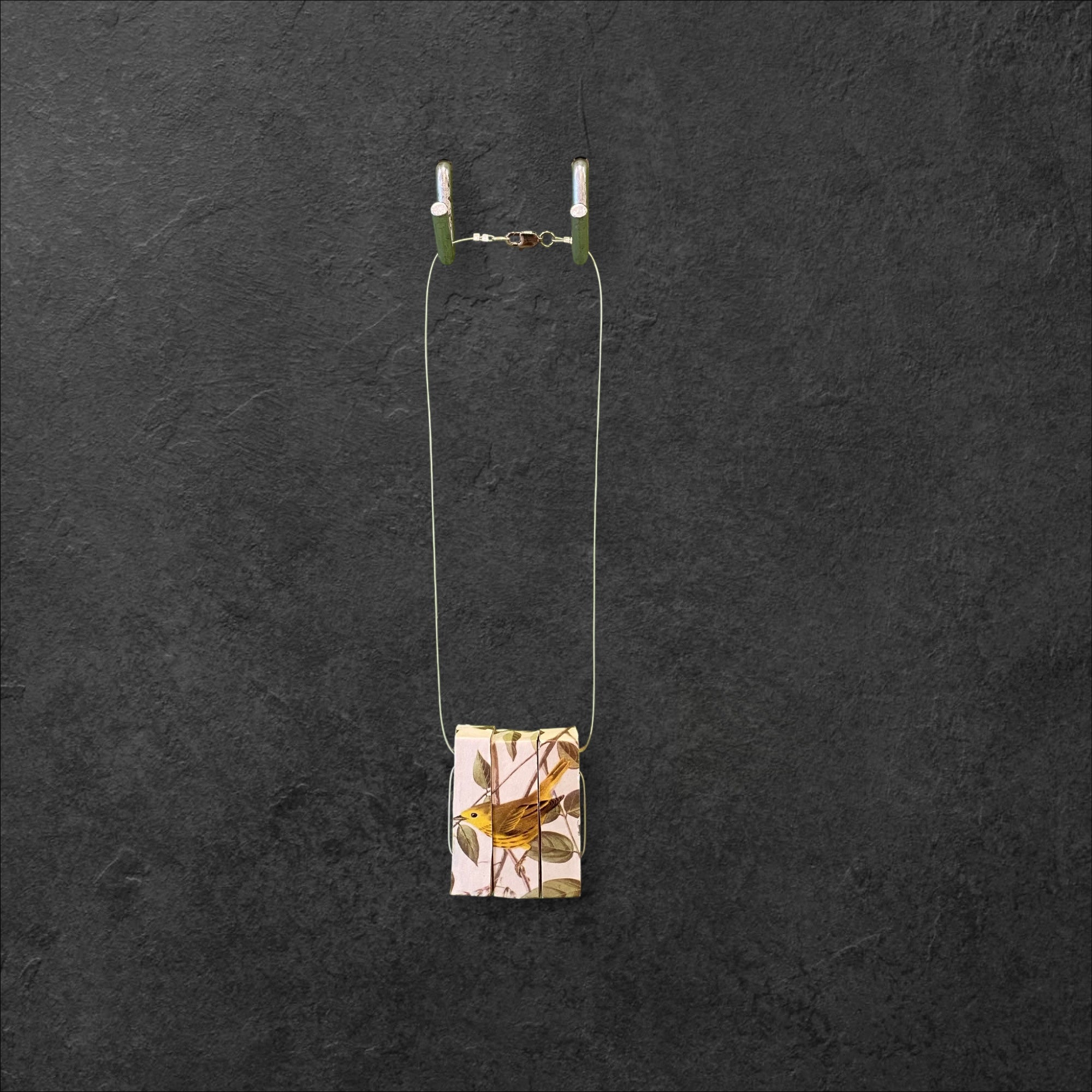 Vintage Book & Lounge Necklace - Audubon