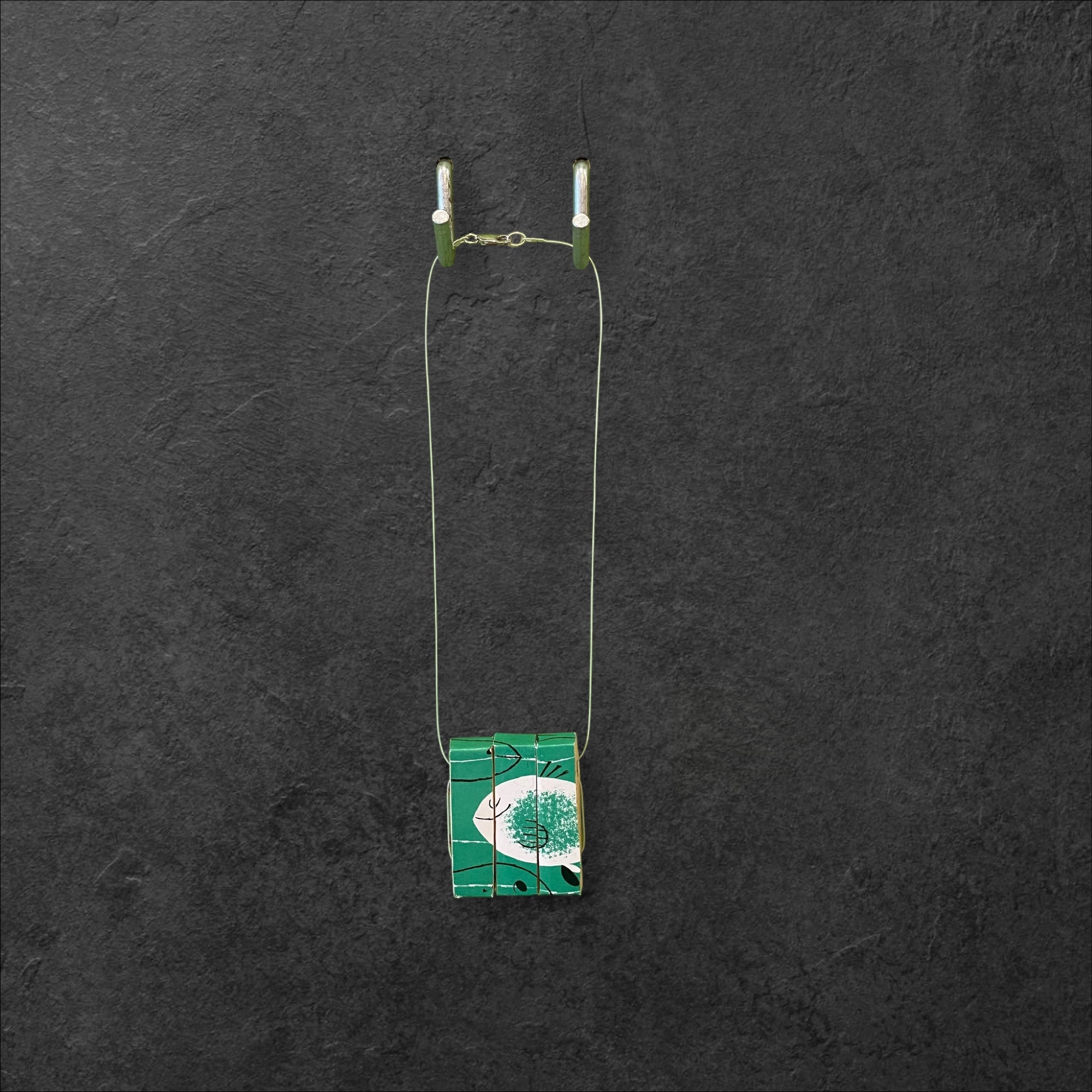 Vintage Book & Lounge Necklace - Arty Smarty