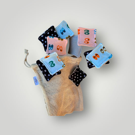 Organic Facial Squares - Shoes