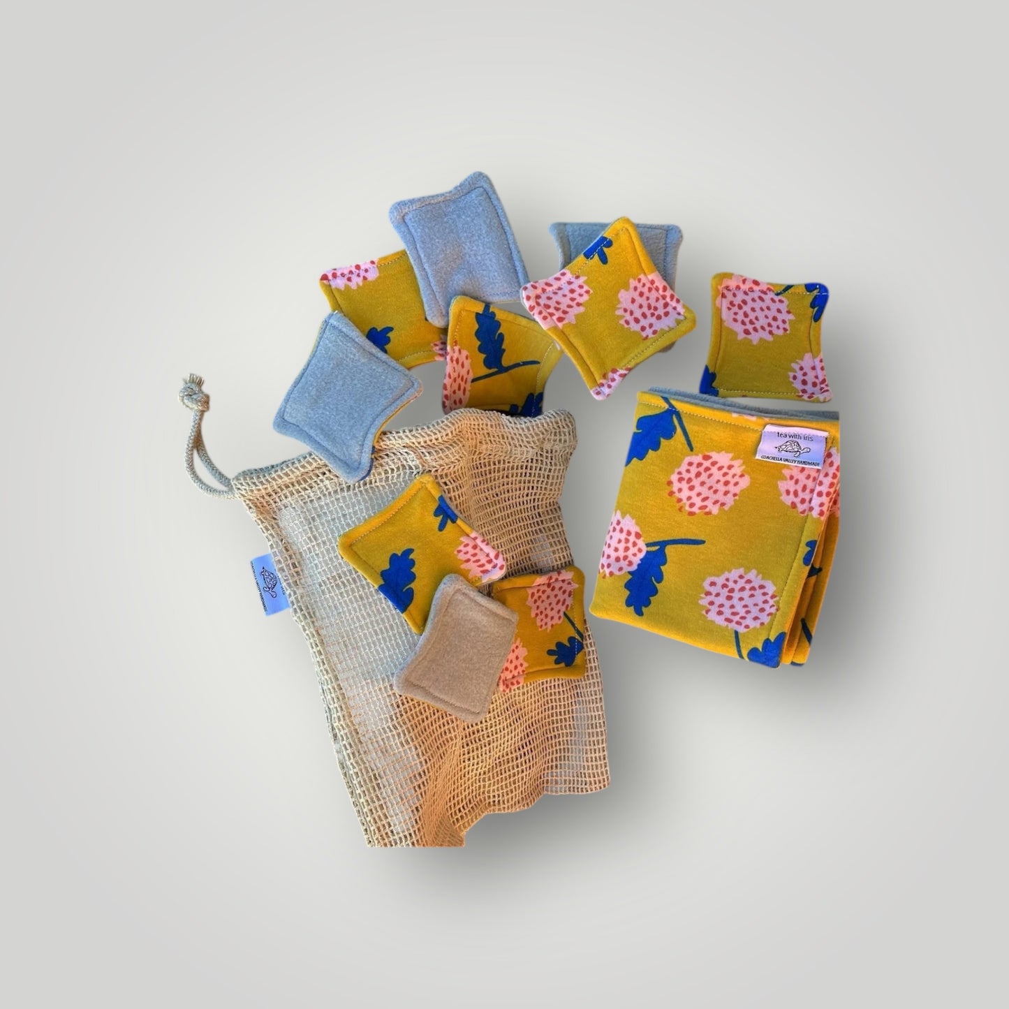 Organic Facial Squares + Washcloth Gift Set