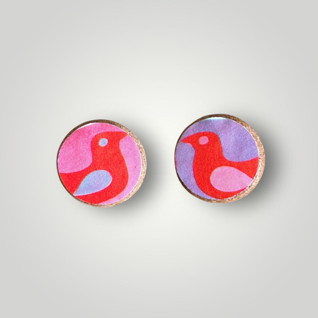 Vintage Book & Wine Earrings-vbw10