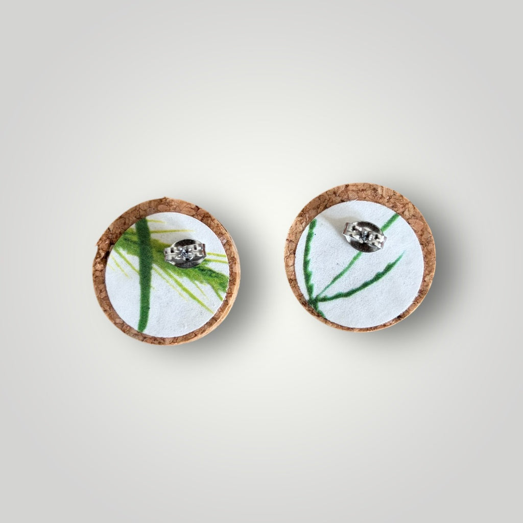 Vintage Book & Wine Earrings-vbw13
