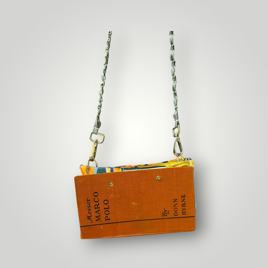 Vintage Book Clutch - Messer Marco Polo