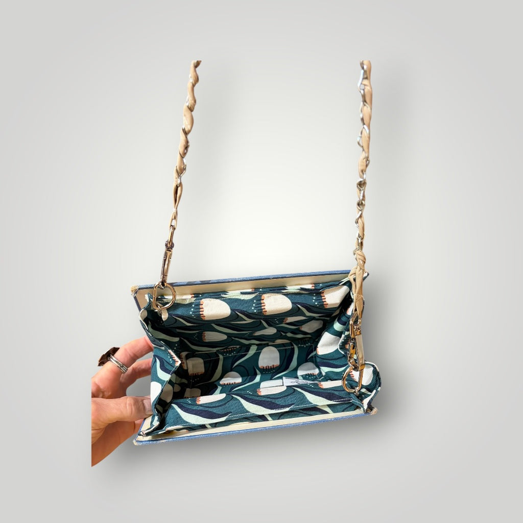 Vintage Book Clutch - Heidi