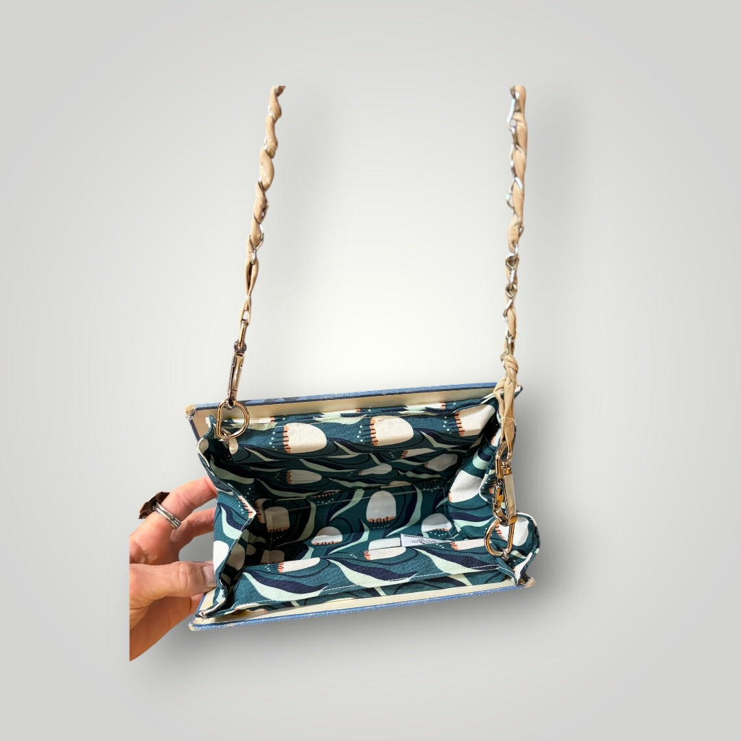 Vintage Book Clutch - Heidi
