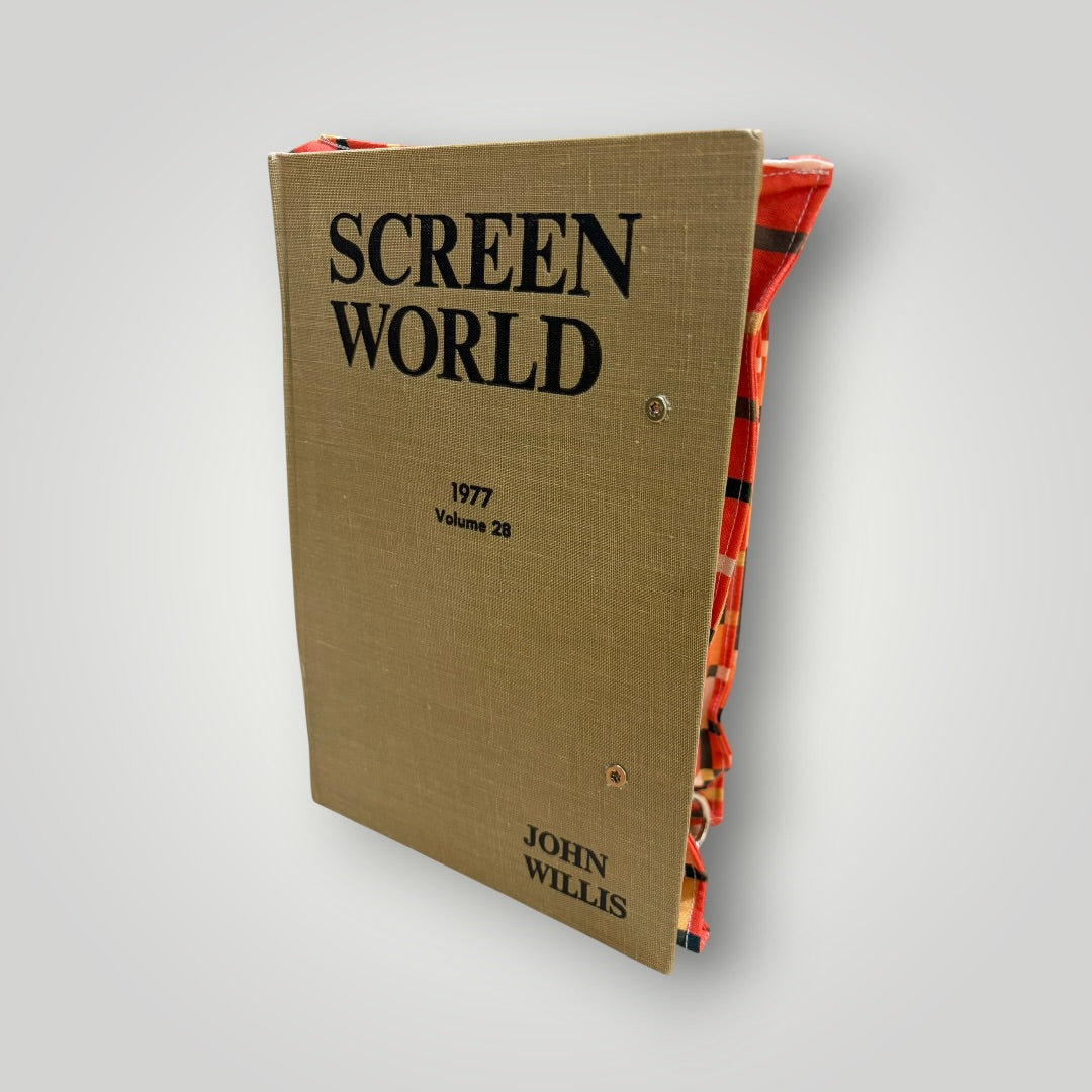 Vintage Book Clutch -1977 Screen World