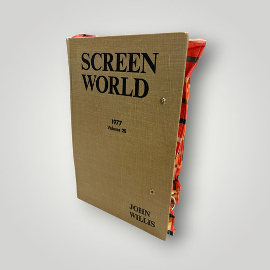 Vintage Book Clutch -1977 Screen World